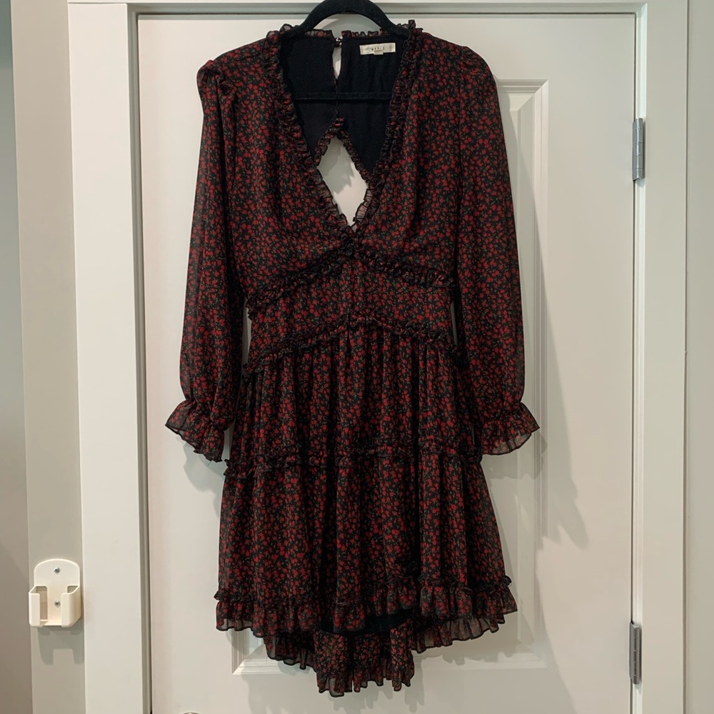 Rose patterned dress